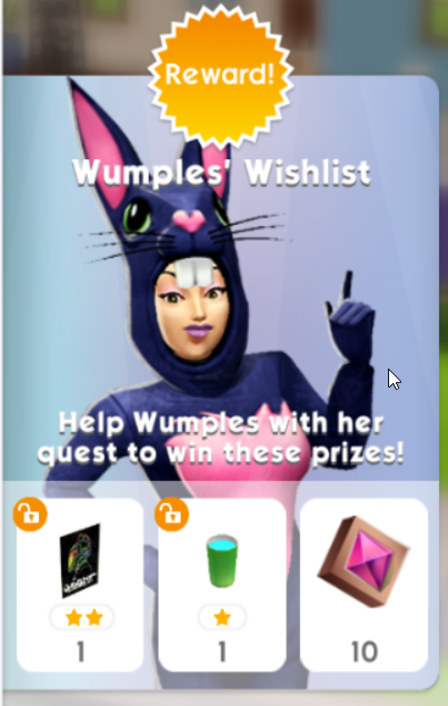 THE SIMS MOBILE WUMPLES’ WISHLIST MARCH 23RD 2021