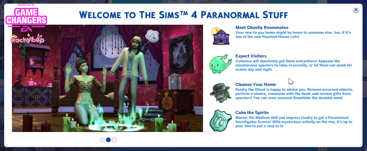 I Built The Official Sims 4 Paranormal Stuff Pack Haunted House