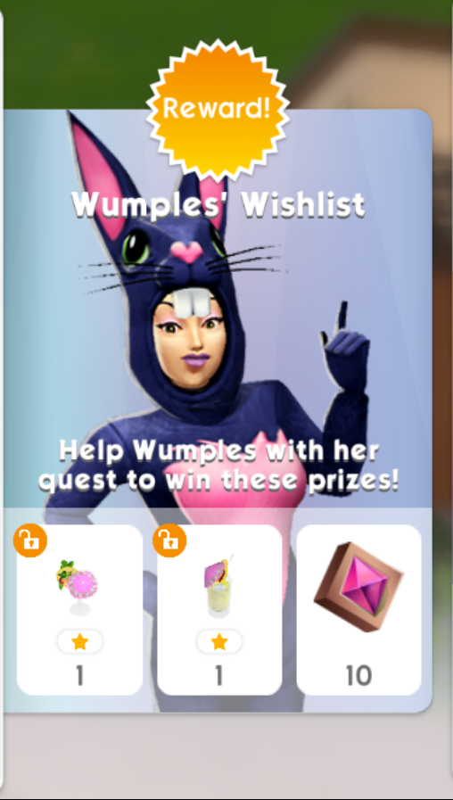 THE SIMS MOBILE WUMPLES’ WISHLIST MAY 22ND 2021