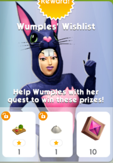 THE SIMS MOBILE WUMPLES’ WISHLIST #63 SEPTEMBER 14TH 2021