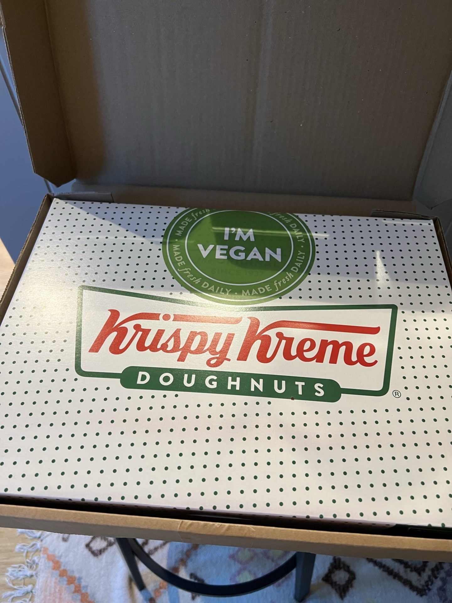 Krispy Kreme vegan doughnuts