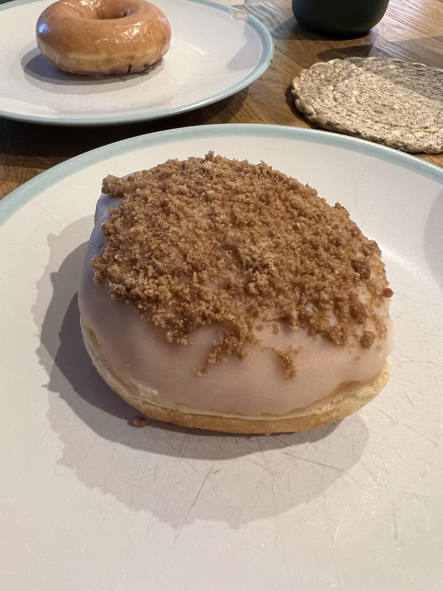 Krispy Kreme vegan doughnut