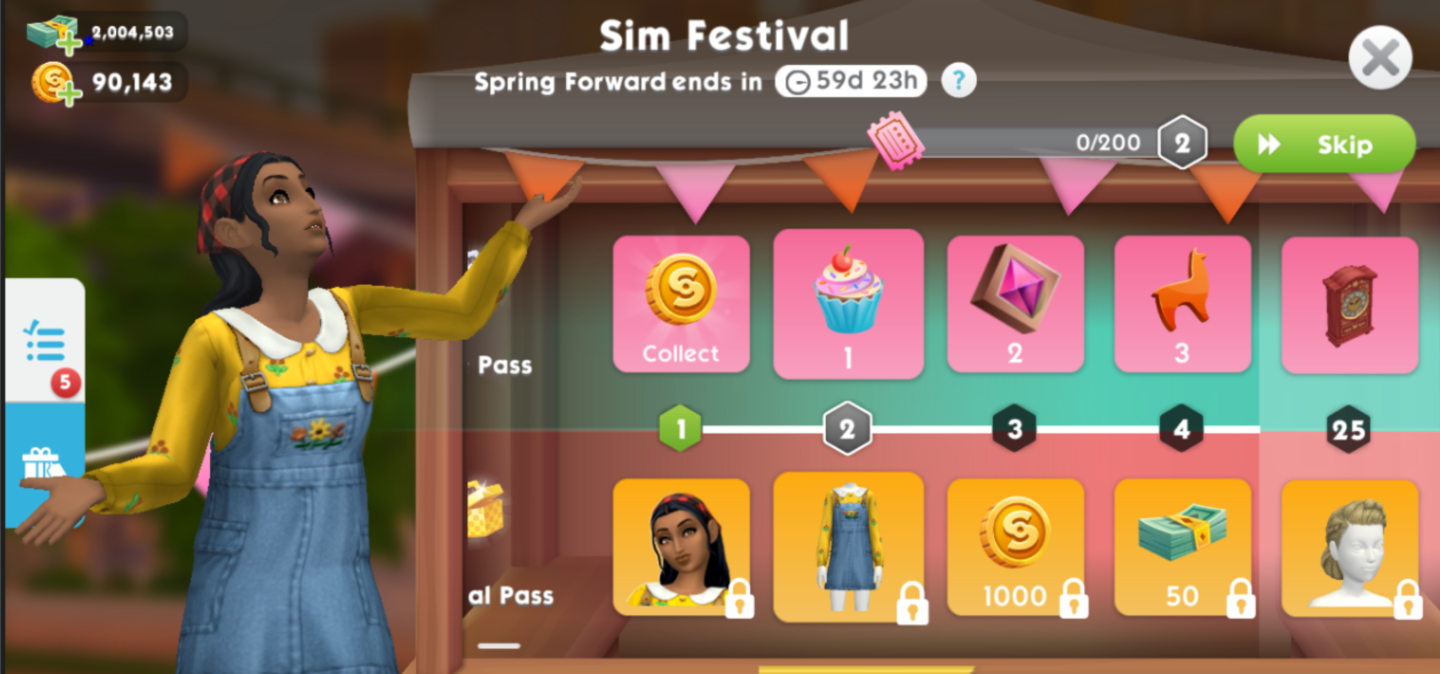 The Sims Mobile- Spring Forward Update – The Girl Who Games