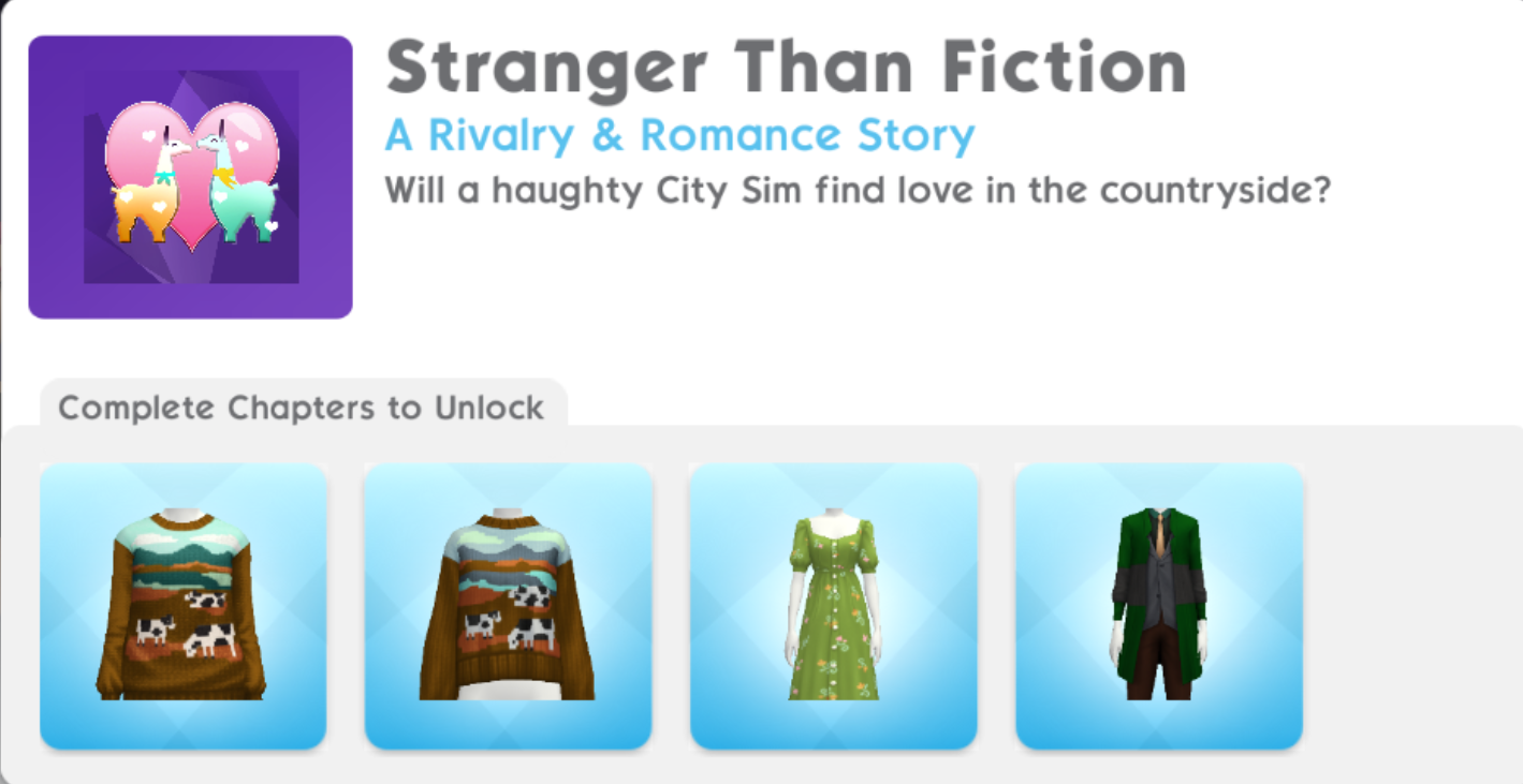 The Sims Mobile Stranger than Fiction Story