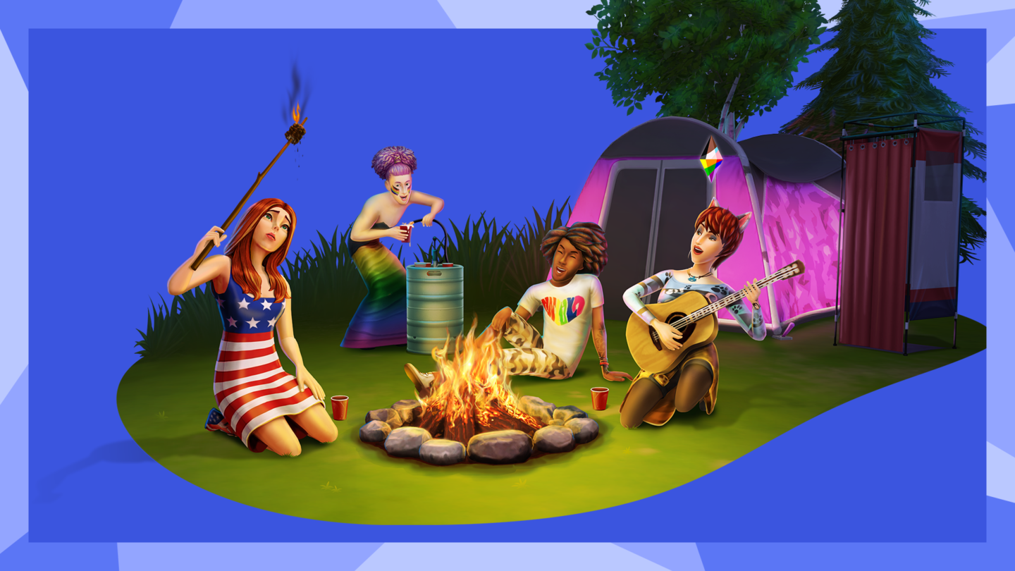 THE SIMS MOBILE BRINY NIGHTS BRAND ASSETS