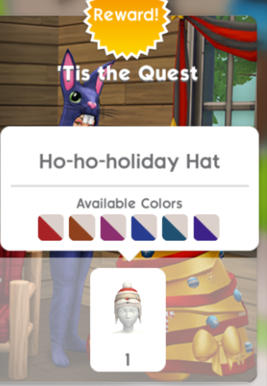 The Sims Mobile Tis The Season Quest steps [sorry]