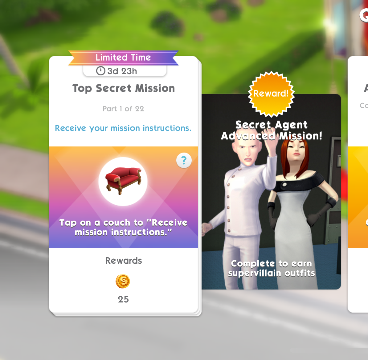Ad. How to complete The Sims Mobile Secret Agent Advanced Mission Quest