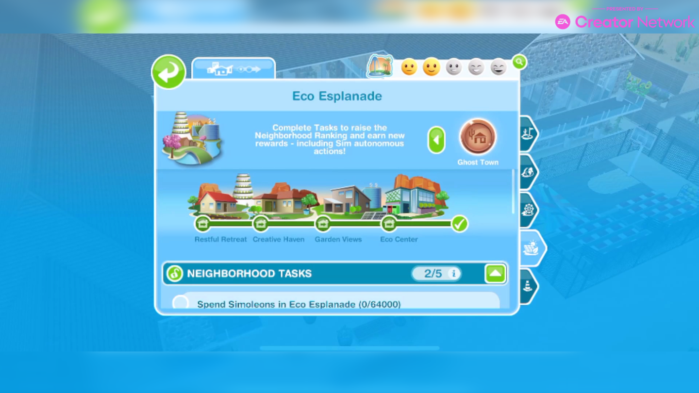 THE SIMS FREEPLAY: SIM SPRINGS – ECO ESPLANADE PRIZES+Walkthroughs